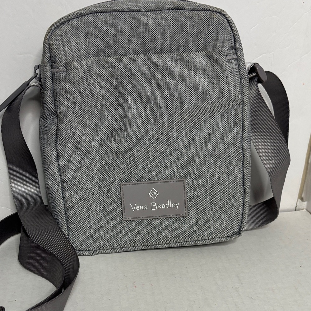 Vera Bradley Outlet Mini Hipster Crossbody bag in a heather gray polyester